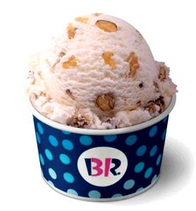 1 scoop (4 oz) Nutty Coconut Ice Cream