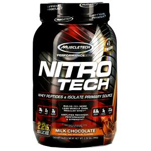 1 scoop (46 g) Nitro-Tech Whey Peptides & Isolate Primary Source