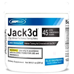 1 scoop (5.5 g) Jack3d