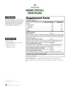 1 scoop (7.2 g) Greens Balance