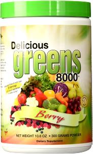 1 scoop (8 g) Green Food Berry Flavored
