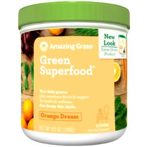 1 scoop (8 g) Green Superfood Orange Dreamsicle Drink Powder