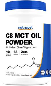 1 scoop (8.25 g) MCT Oil Powder