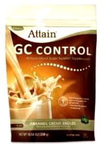 1 scoop Attain GC Control Caramel Creme Brulee