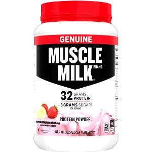 1 Scoop Muscle Milk Powder, Strawberry Banana