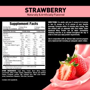 1 scoop Whey Protein Powder - Strawberry
