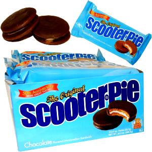 1 Scooter Pie Chocolate Covered Marshmallow Pie Cookie