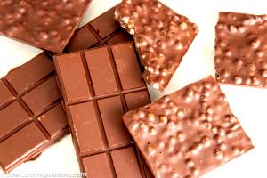 1 Section Dietetic Crunch Bar Chocolate Covered Diet or Low Calorie Candy