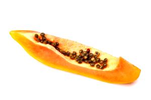 1 Section Or Slice Papaya