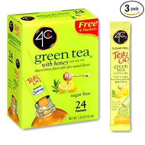 1 serving (0.5 g) Green Tea to Go Citrus Sugar Free Iced Tea Mix