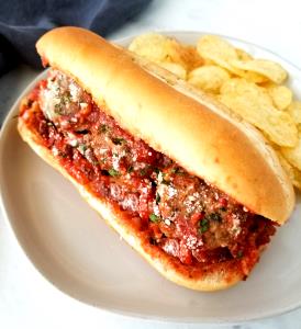 1 Serving 1/2 Brick Oven Meatball Sandwich