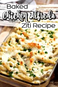1 Serving 1/2 Ziti Chicken Alfredo