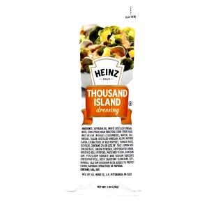 1 serving (1 oz) 1000 Island Dressing