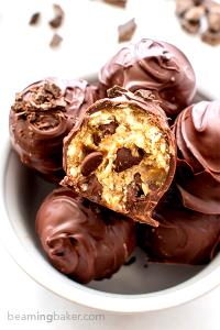 1 serving (1 oz) Chocolate Truffle Cookie Dough Topping
