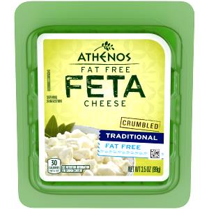 1 serving (1 oz) Crumbled Feta