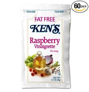 1 serving (1 oz) Fat-free Raspberry Vinaigrette Dressing