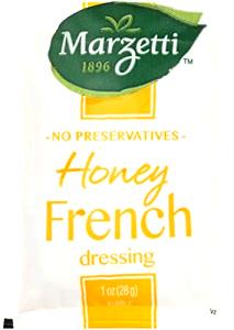1 serving (1 oz) Honey French Dressing