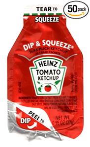 1 serving (1 oz) Ketchup