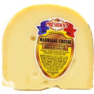 1 serving (1 oz) Madrigal Cheese