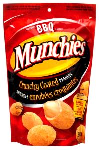 1 serving (1 oz) Munchies Crunchy Coated BBQ Peanuts