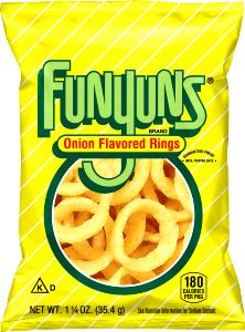 1 serving (1 oz) Onion Flavored Rings