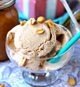 1 serving (1 oz) Peanut Butter Frozen Yogurt