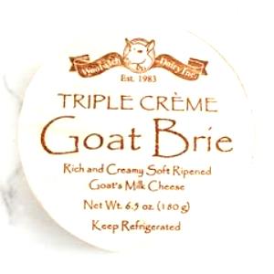 1 serving (1 oz) Triple Creme Goat Brie