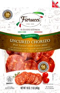 1 serving (1 oz) Uncured Chorizo