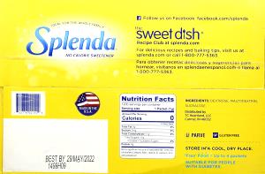 1 Serving 1 Packet Sweeteners (Splenda Packets, Sucralose)