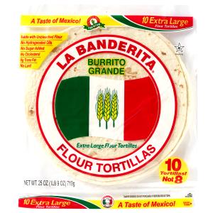 1 Serving 10" Flour Torilla