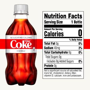 1 serving (10 oz) Diet Coke