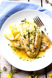1 serving (10 oz) Lemon Butter Barramundi