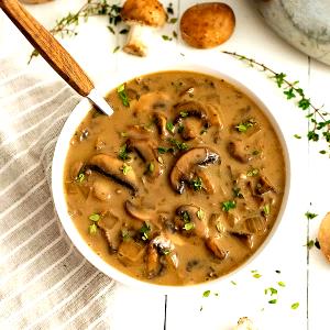 1 serving (10 oz) Organic Mushroom and Potato Soup