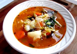 1 serving (10 oz) V-Nine Soup