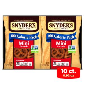 1 Serving 100 Calorie Pack Mini Pretzels