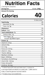 1 serving (100 g) King Trumpet Mushroom