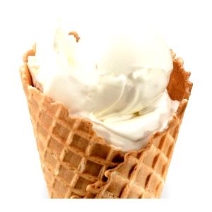 1 serving (10.34 oz) Vanilla Waffle Cone (2 Scoop)