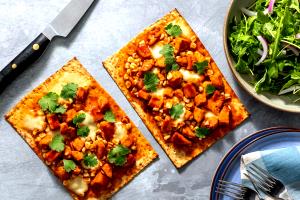 1 serving (10.4 oz) BBQ Chicken Pizza with Corn Salad (1200)