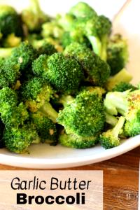 1 serving (108 g) Broccoli with Garlic Butter
