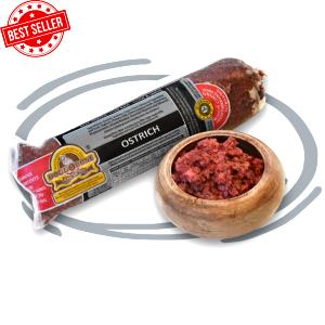 1 Serving (109.0 G) Ground Ostrich, raw