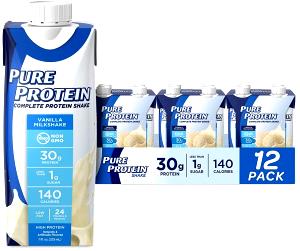 1 serving (11 oz) Pure Whey Protein Shake