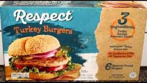 1 serving (112 g) All Natural Quarter-Pound Turkey Burgers