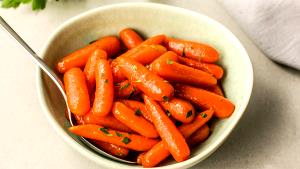 1 serving (112 g) Glazed Baby Carrots
