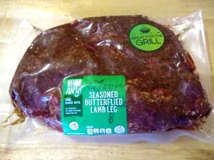 1 serving (112 g) Seasoned Butterflied Lamb Leg