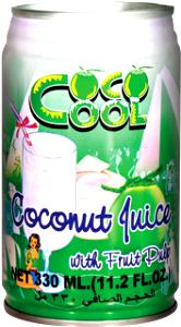 1 serving (11.2 oz) Coconut with Pulp Juice