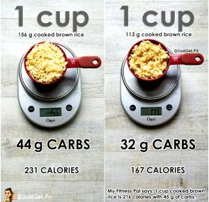 1 serving (113 g) Brown Rice