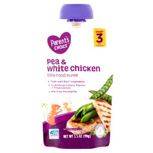 1 serving (113 g) Sweet Pea White Chicken