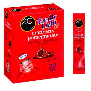 1 serving (1.14 g) Totally Light 2 Go Cranberry Pomegranate Antioxidant Sticks