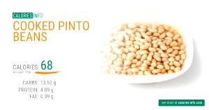 1 serving (116 g) Pinto Beans (Regular)