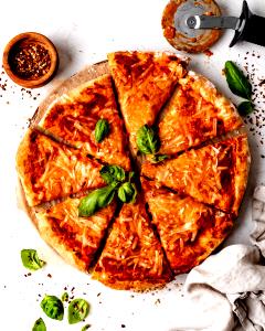 1 Serving 12" Medium Classic Hand Tossed Crust, Sauce, Cheese, 2-3 Veggie Toppings